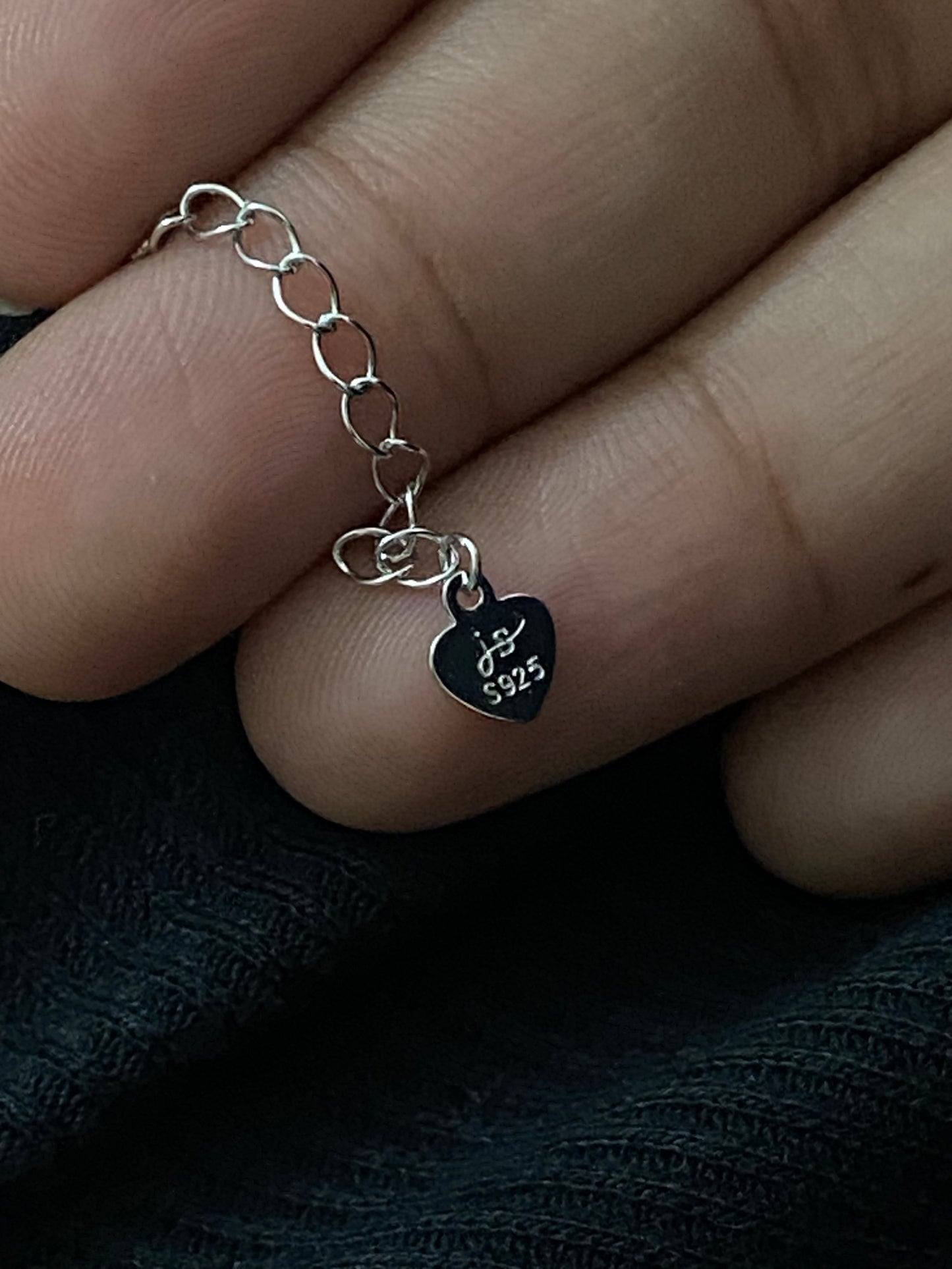 Croissant Pendant | 92.5 Pure Stamped Sterling Silver | With AD Work