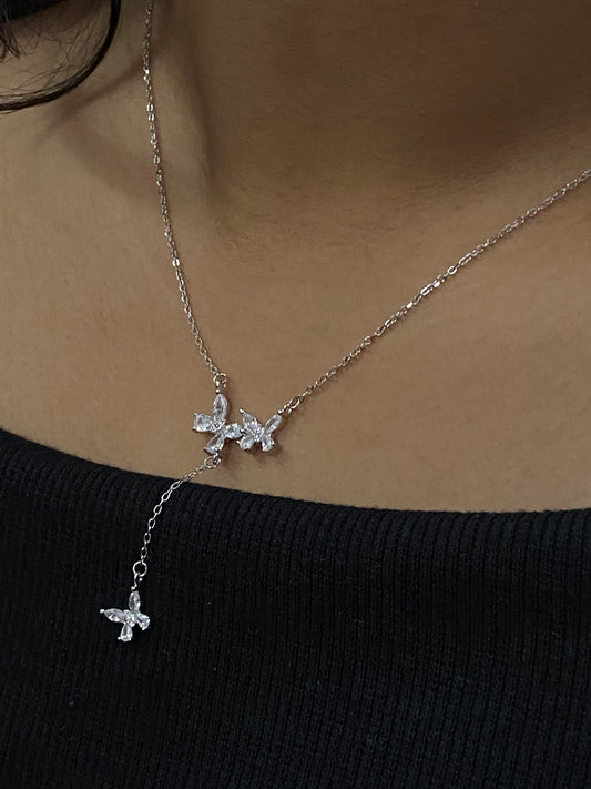 BeautyFly Pendant | 92.5 Pure Stamped Sterling Silver | With AD Work