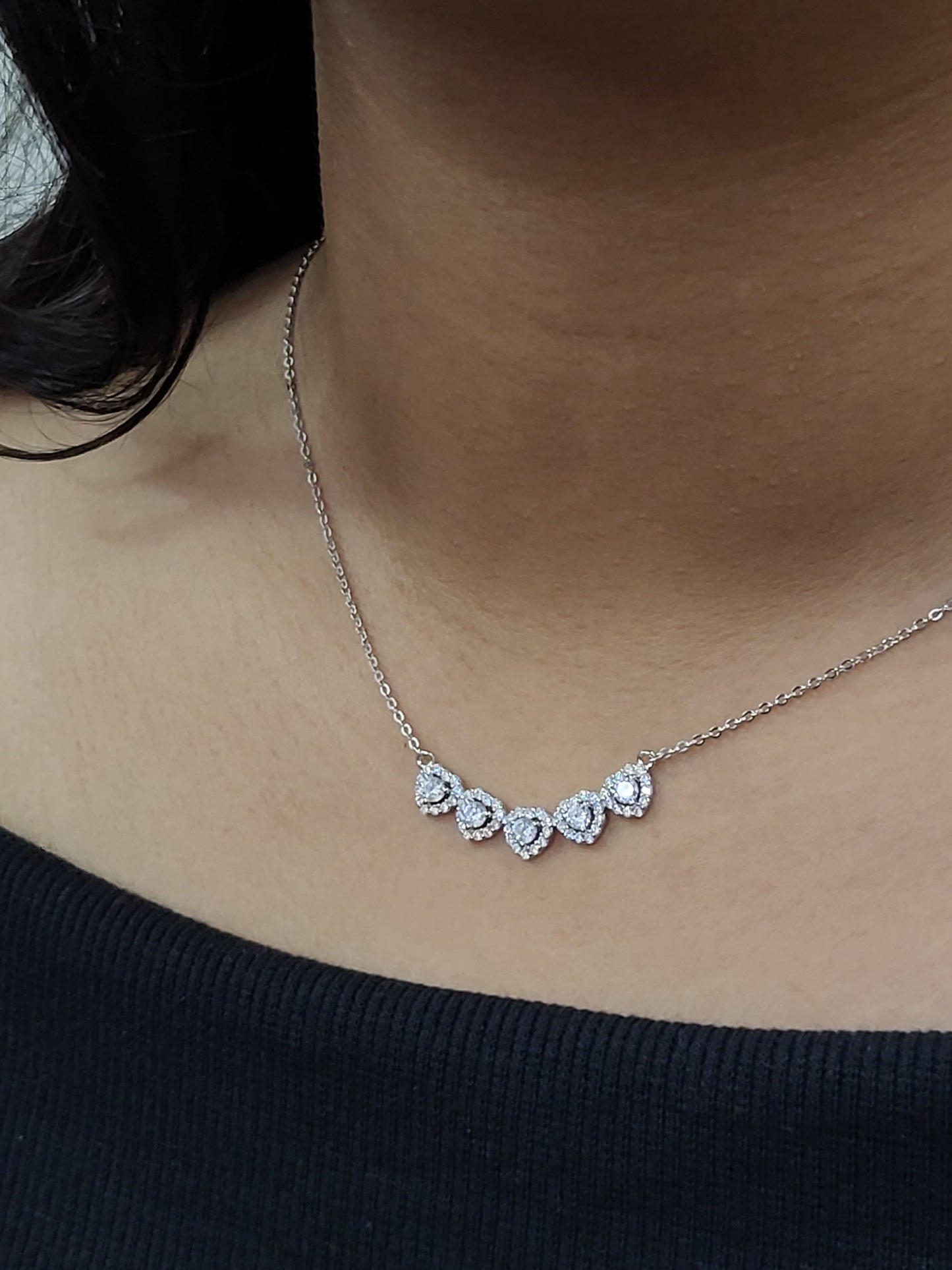 LoveLine Pendant | 92.5 Pure Stamped Sterling Silver | With AD Work