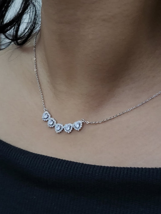 LoveLine Pendant | 92.5 Pure Stamped Sterling Silver | With AD Work