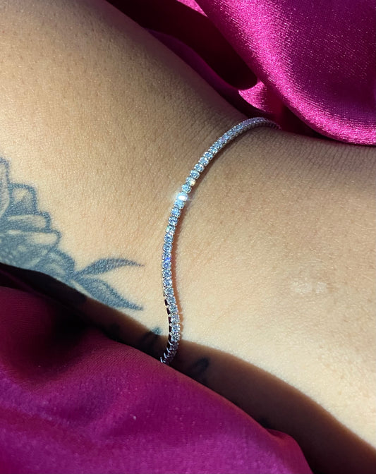 Moonline Bracelet | 92.5 Pure Stamped Sterling Silver | With AD Work