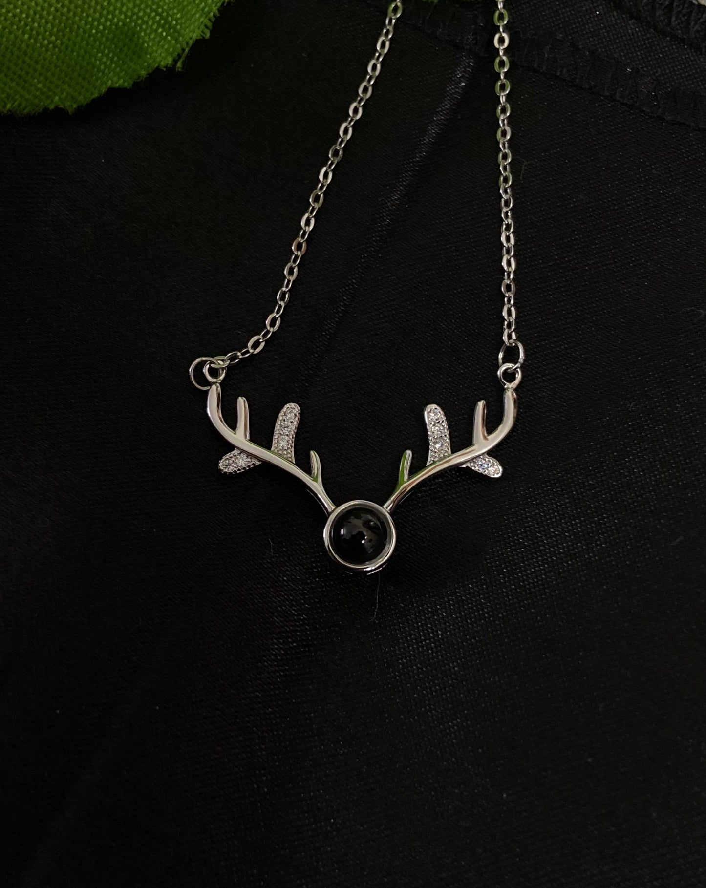 Deer Italian Pendant | 92.5 Pure Stamped Sterling Silver | With AD Work