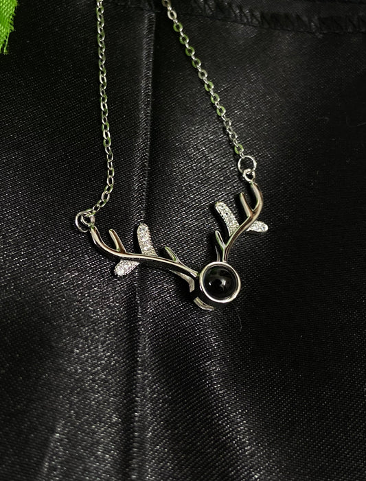 Deer Italian Pendant | 92.5 Pure Stamped Sterling Silver | With AD Work