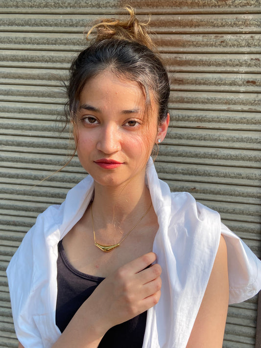 Molten Gold Necklace | Anti-Tarnish | Hypoallergenic | Waterproof