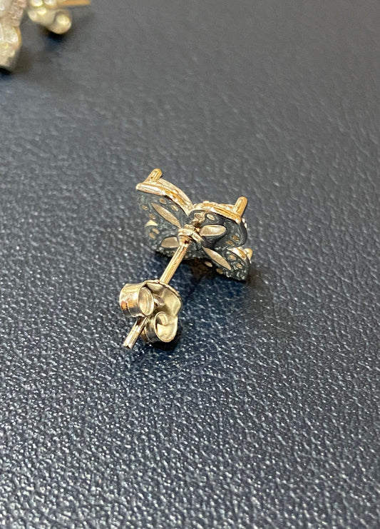 Clovera Lucky Earring 🍀 | 92.5 Pure Sterling Silver | With AD Work