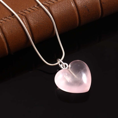 Rose Quartz Natural Handcrafted Pendant | Relationships | Unisex