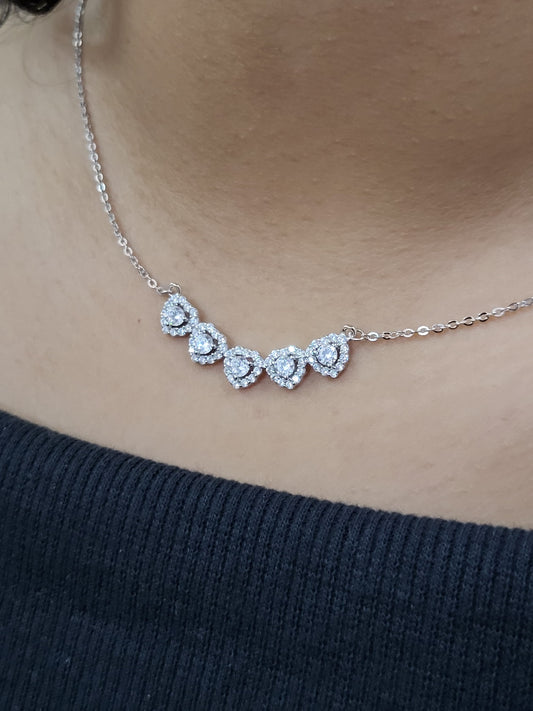 LoveLine Pendant | 92.5 Pure Stamped Sterling Silver | With AD Work