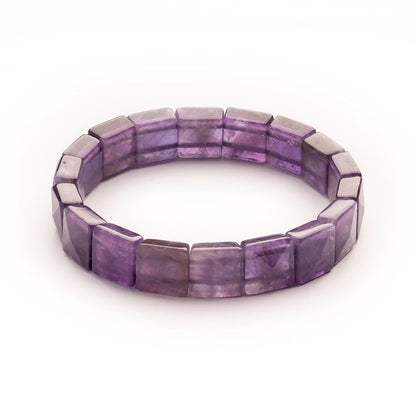 Amethyst 10x Attraction Natural Pyramid Handcrafted Bracelet | Positivity | Unisex