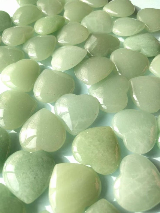 Green Aventurine Heart Pendant| Wealth and Abundance Handmade Pendant | Unisex