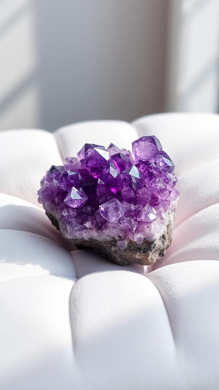 Amethyst 10x Attraction Natural Pyramid Handcrafted Bracelet | Positivity | Unisex