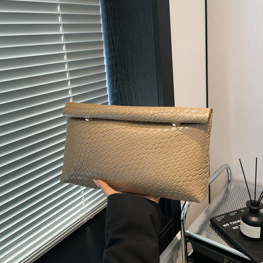 Casual All-match Crossbody Bag Women's 2025 Spring and Summer New Korean-style Shoulder Bag Fashion Commuter Pillow Bag for Women