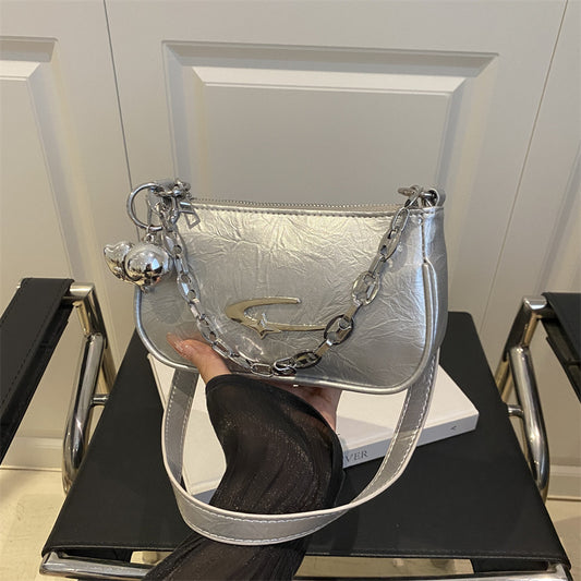 Fashion Niche Design Casual Personality Autumn New Single Shoulder Crossbody Bag 2025 Stylish Women's Simple Small Square Bag