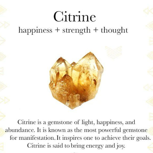 Yellow Citrine Gemstone Pyramid Bracelet | Health and Manifestation Handmade Bracelet | Unisex