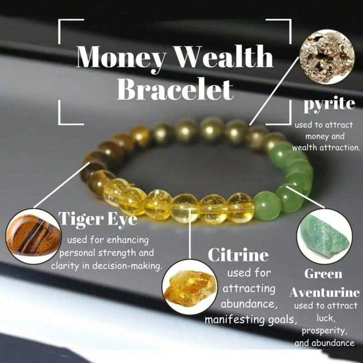 Wealth Puller Natural Round Handmade 8mm Bracelet  | Prosperity and Financial Success | Unisex